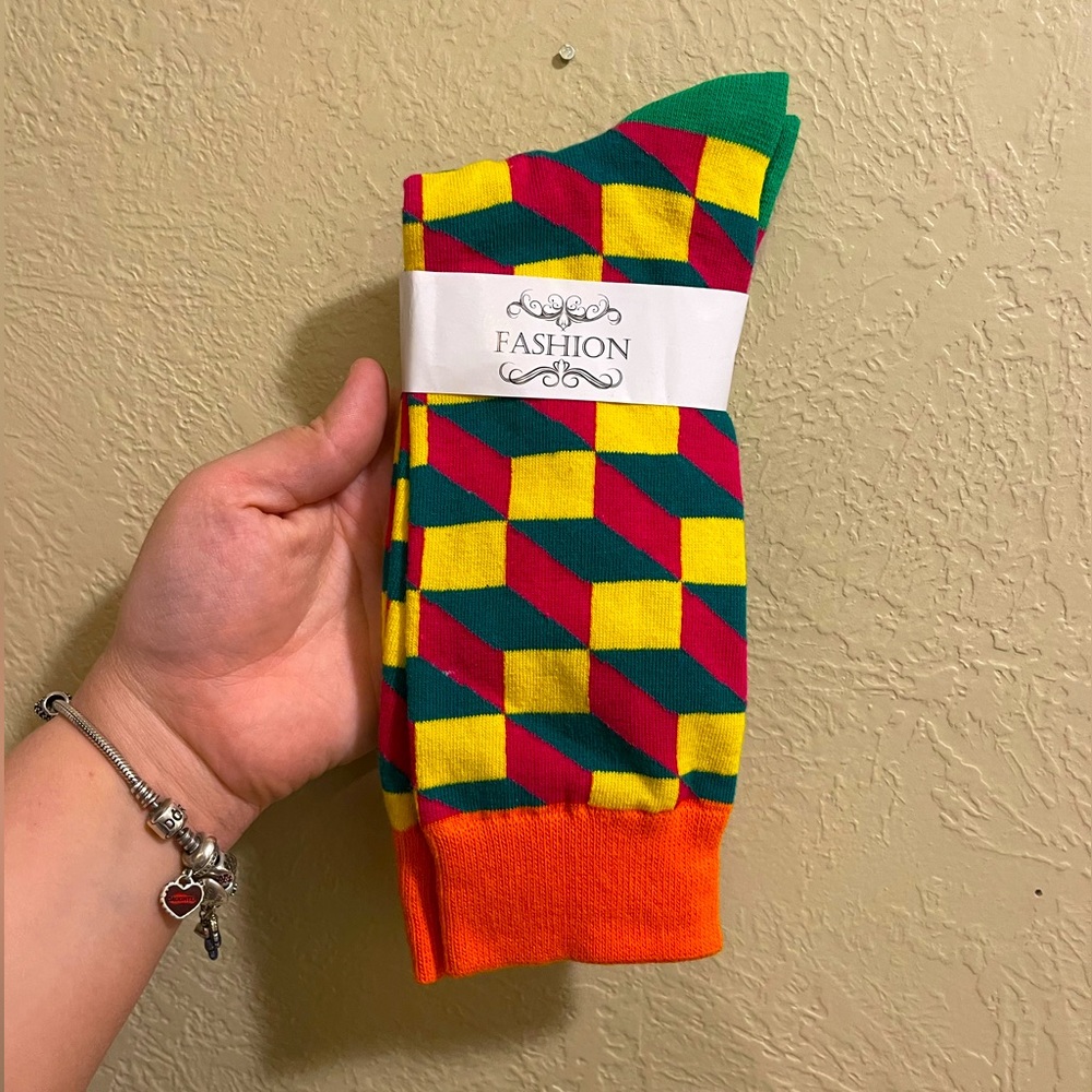 NWT Clown Socks Size 7-13 US